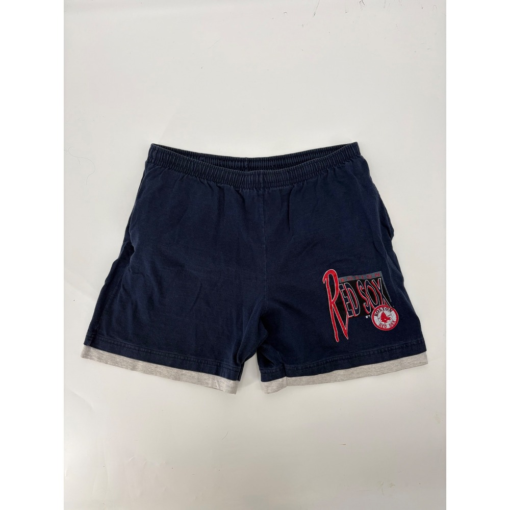 Vintage Salem Sportswear Boston Red Sox Shorts Navy Blue XL MLB Made in USA
